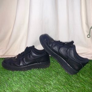 Black Nike Air Force 1s🦇🦇🖤